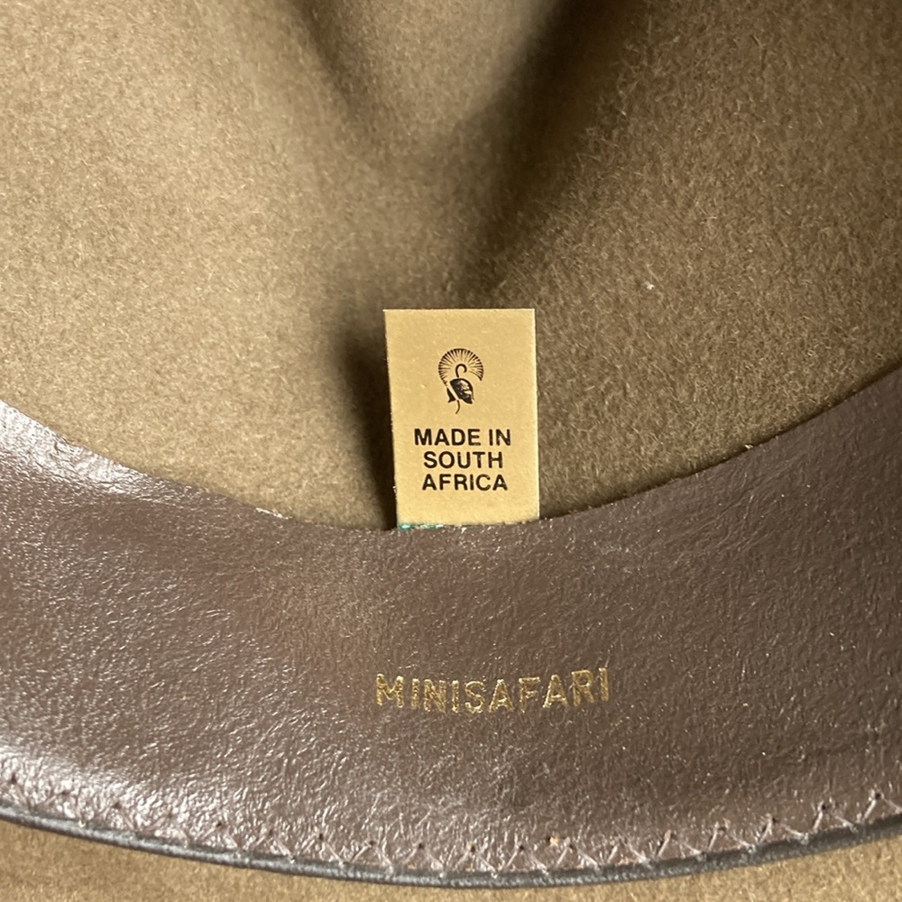 NWT Deadstock Willis & Geiger Mini Safari Felt Gazelle Hat 7 Outdoor Adventure - Picture 9 of 15